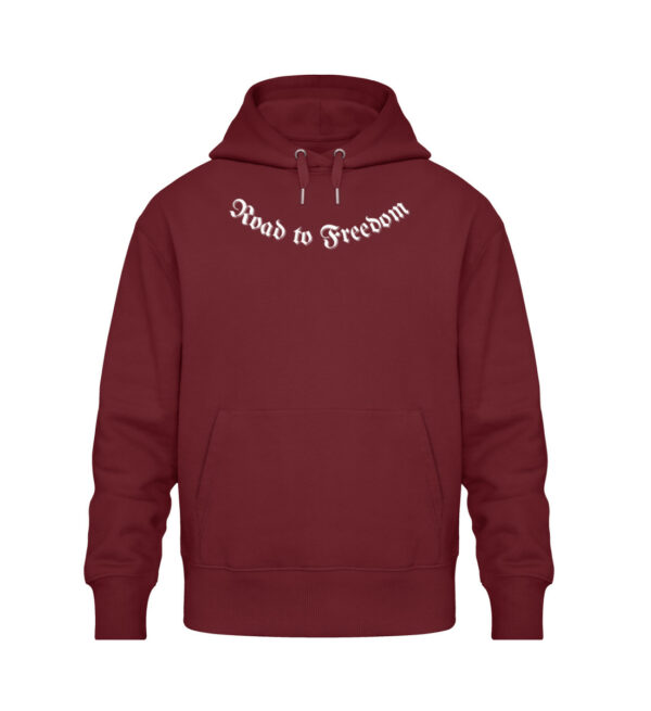 Road to Freedom - Unisex Oversized Organic Hoodie-6974