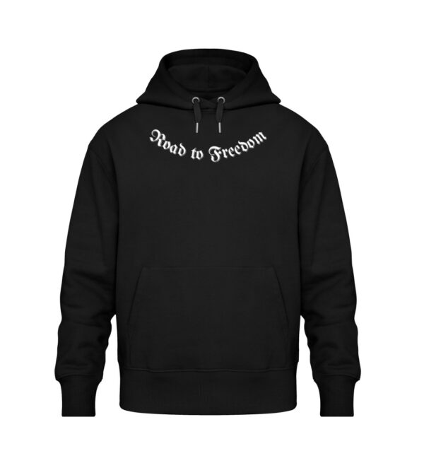 Road to Freedom - Unisex Oversized Organic Hoodie-16