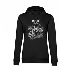 Dark Heart - Damen Organic Hoodie B&C-16