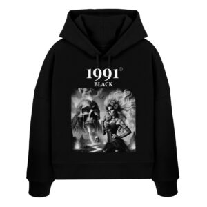 Skull Queen - Womens Organic Boxcut Hoodie ST/ST-16