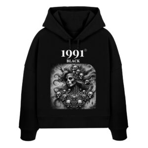 Queen of the Undead - Womens Organic Boxcut Hoodie ST/ST-16