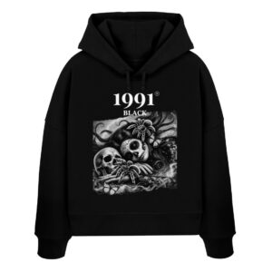 Whispers in the Dark - Womens Organic Boxcut Hoodie ST/ST-16