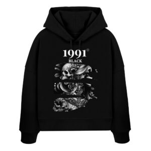 Elegance in Darkness - Womens Organic Boxcut Hoodie ST/ST-16
