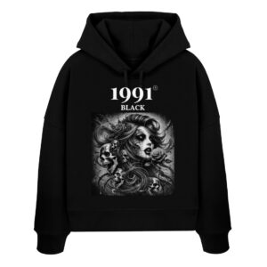 Venomous Beauty - Womens Organic Boxcut Hoodie ST/ST-16