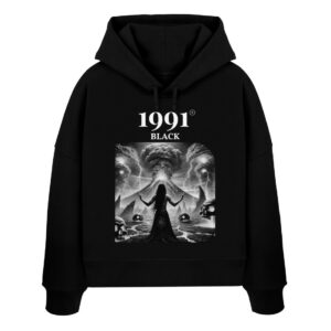 Queen of the Apocalypse - Womens Organic Boxcut Hoodie ST/ST-16