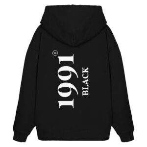 1991 Logo Back - Unisex Oversized Organic Hoodie 2.0-16