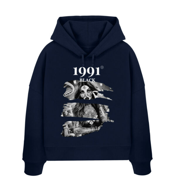 Mystic Vibes - Womens Organic Boxcut Hoodie ST/ST-6959