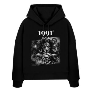 The Embrace of the Dark - Womens Organic Boxcut Hoodie ST/ST-16