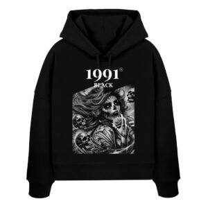 Crowned by Shadows - Womens Organic Boxcut Hoodie ST/ST-16