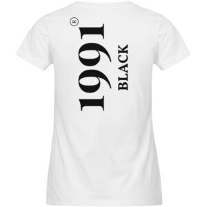 1991 Logo back - Damen Premium Organic Shirt-3