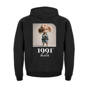 LITTLE FURY – 1991® BLACK - Kinder Hoodie-639