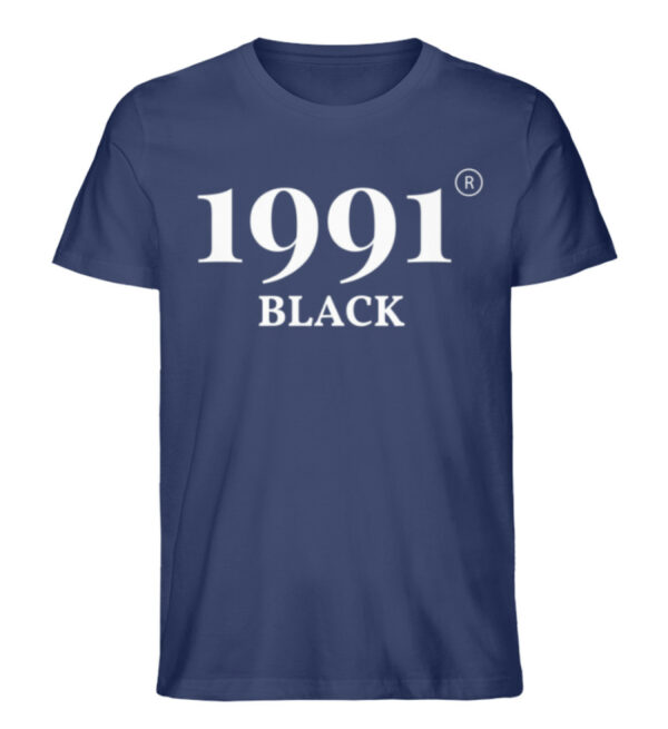 1991 BLACK - Herren Organic Shirt-6057