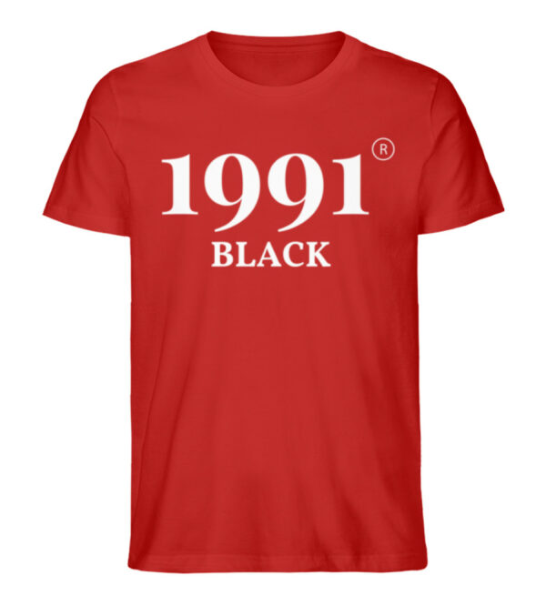 1991 BLACK - Herren Organic Shirt-4